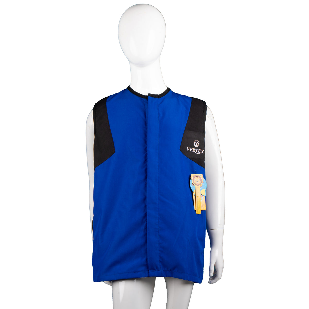Tablier bleu primaire ( 6-8-10 ans ) ref: bl-069