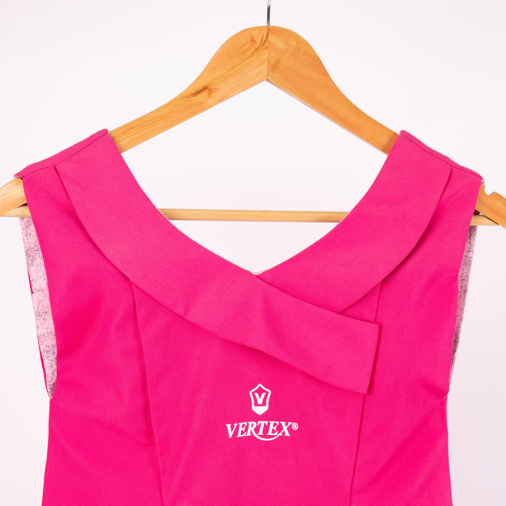 Tablier rose primaire ( 6-8-10 ans) ref: rs-084