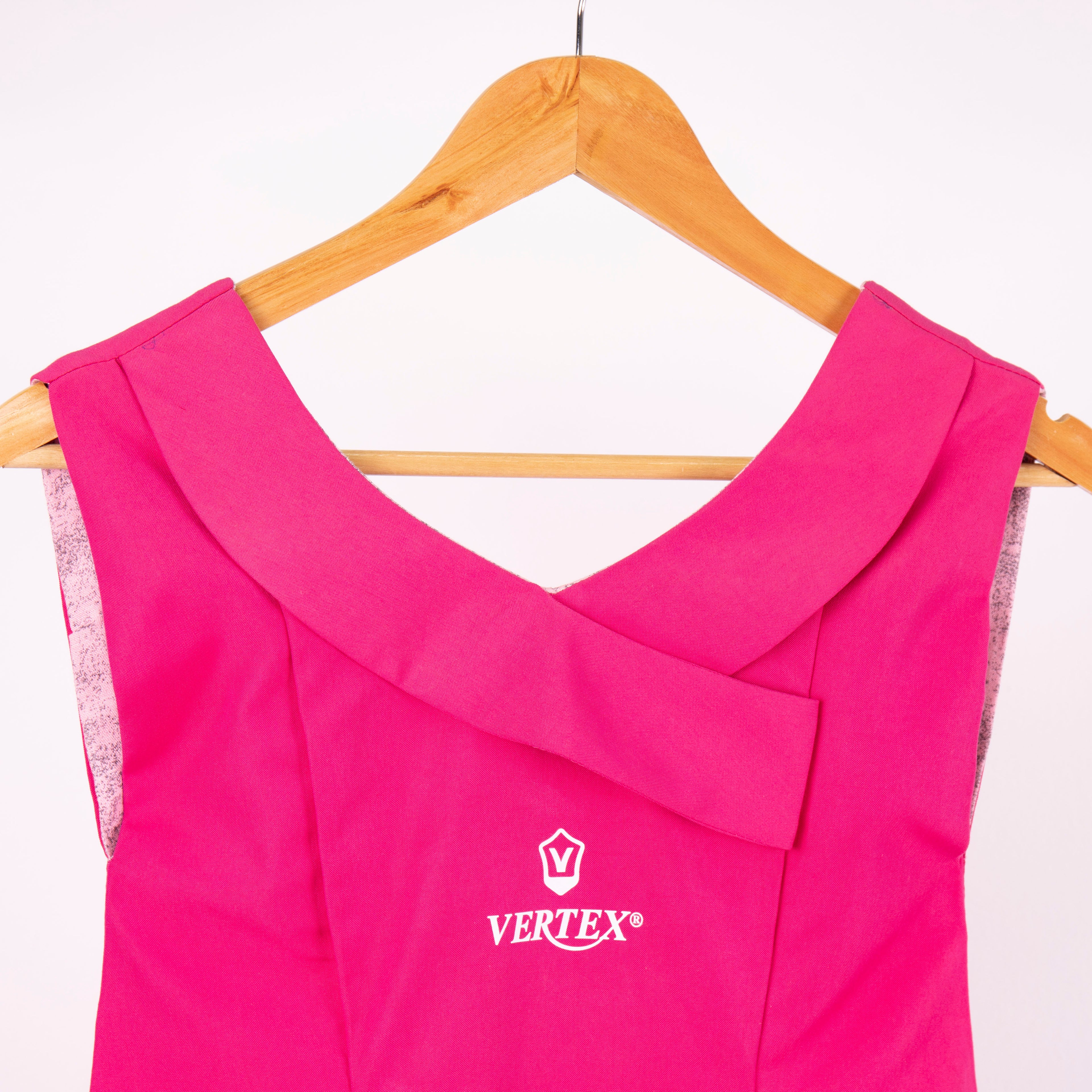 Tablier rose primaire ( 6-8-10 ans) ref: rs-084