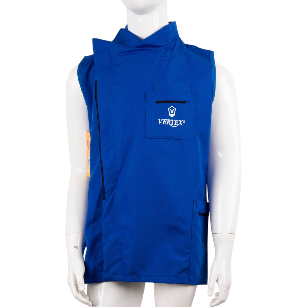 Tablier bleu primaire ( 6-8-10 ans ) ref: bl-081