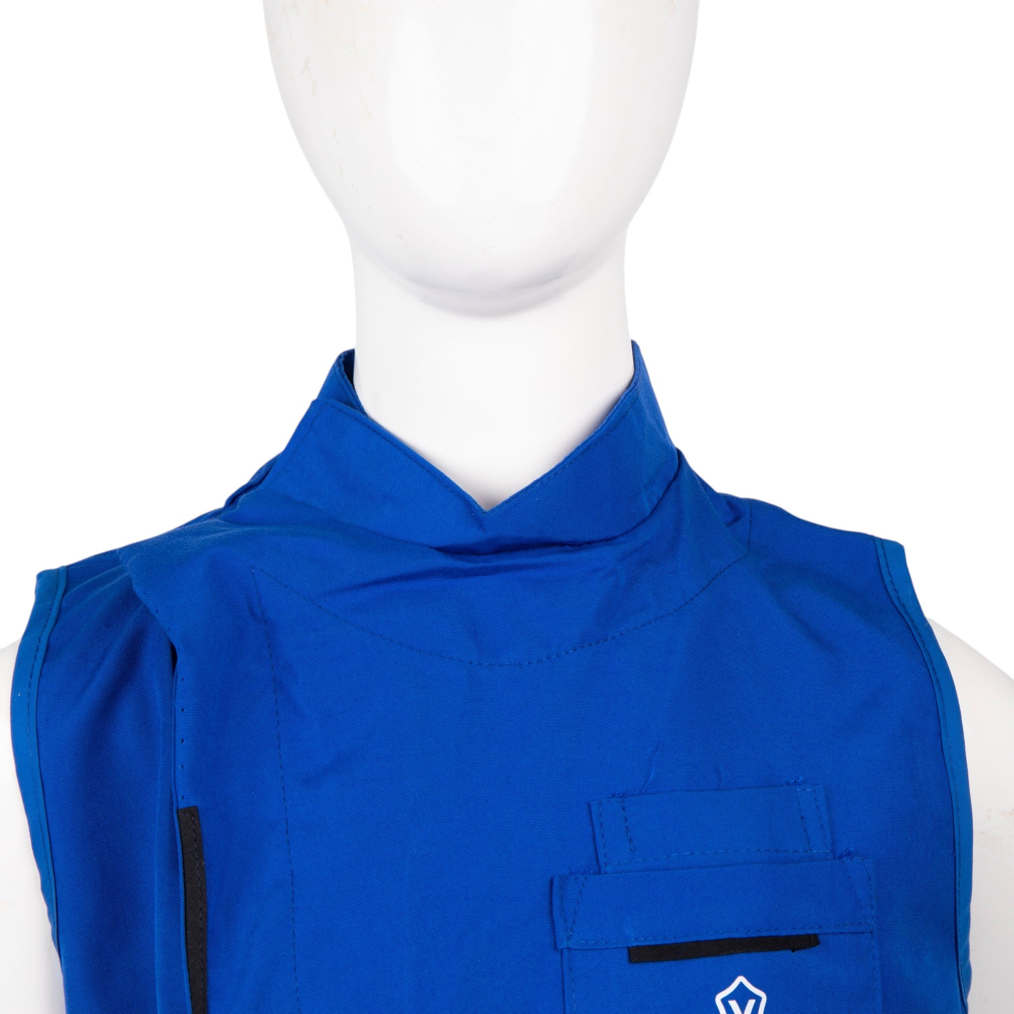 Tablier bleu primaire ( 6-8-10 ans ) ref: bl-081