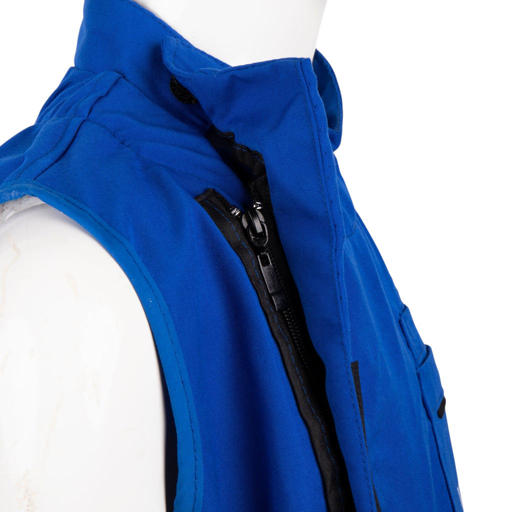 Tablier bleu primaire ( 6-8-10 ans ) ref: bl-081