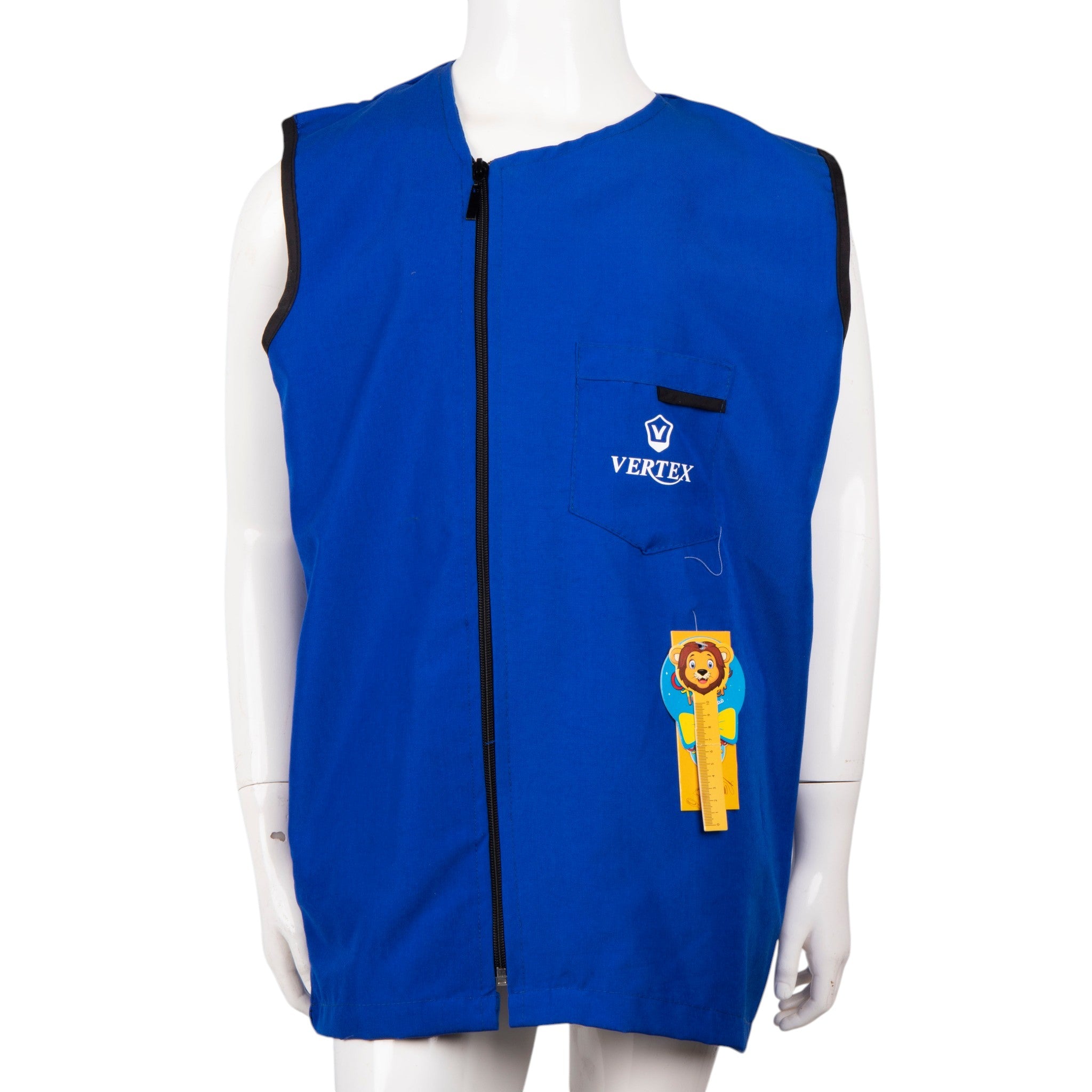 Tablier bleu primaire ( 6-8-10 ans ) ref: bl-070