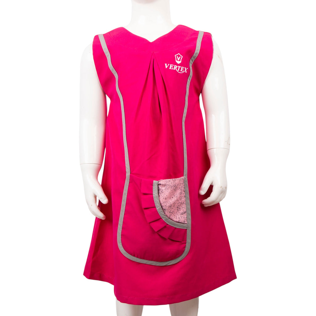 Tablier rose préscolaire ( 5-6 ans ) ref: rs-082