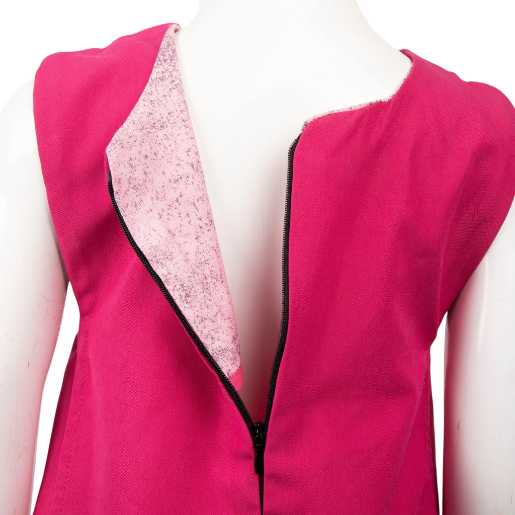 Tablier rose préscolaire ( 5-6 ans ) ref: rs-082