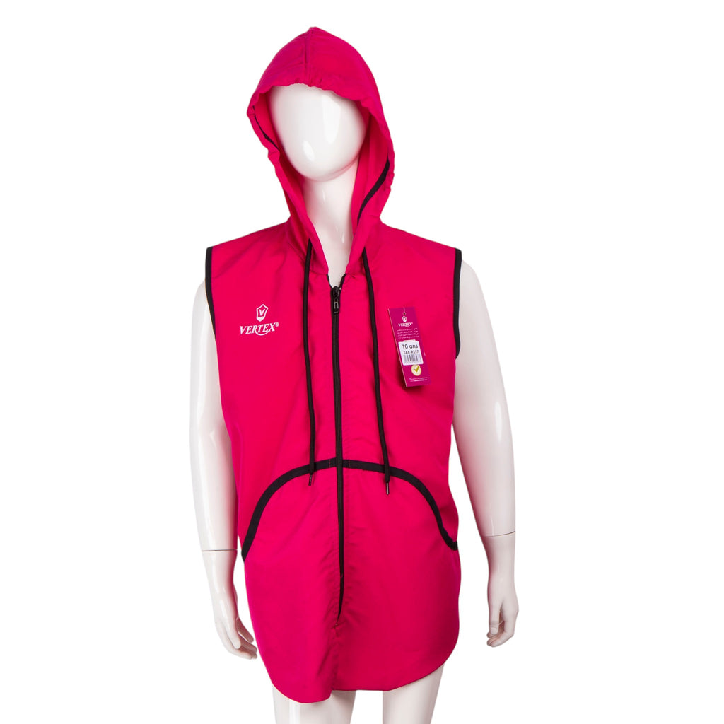 Tablier rose primaire ( 6-8-10 ans) ref: rs-057